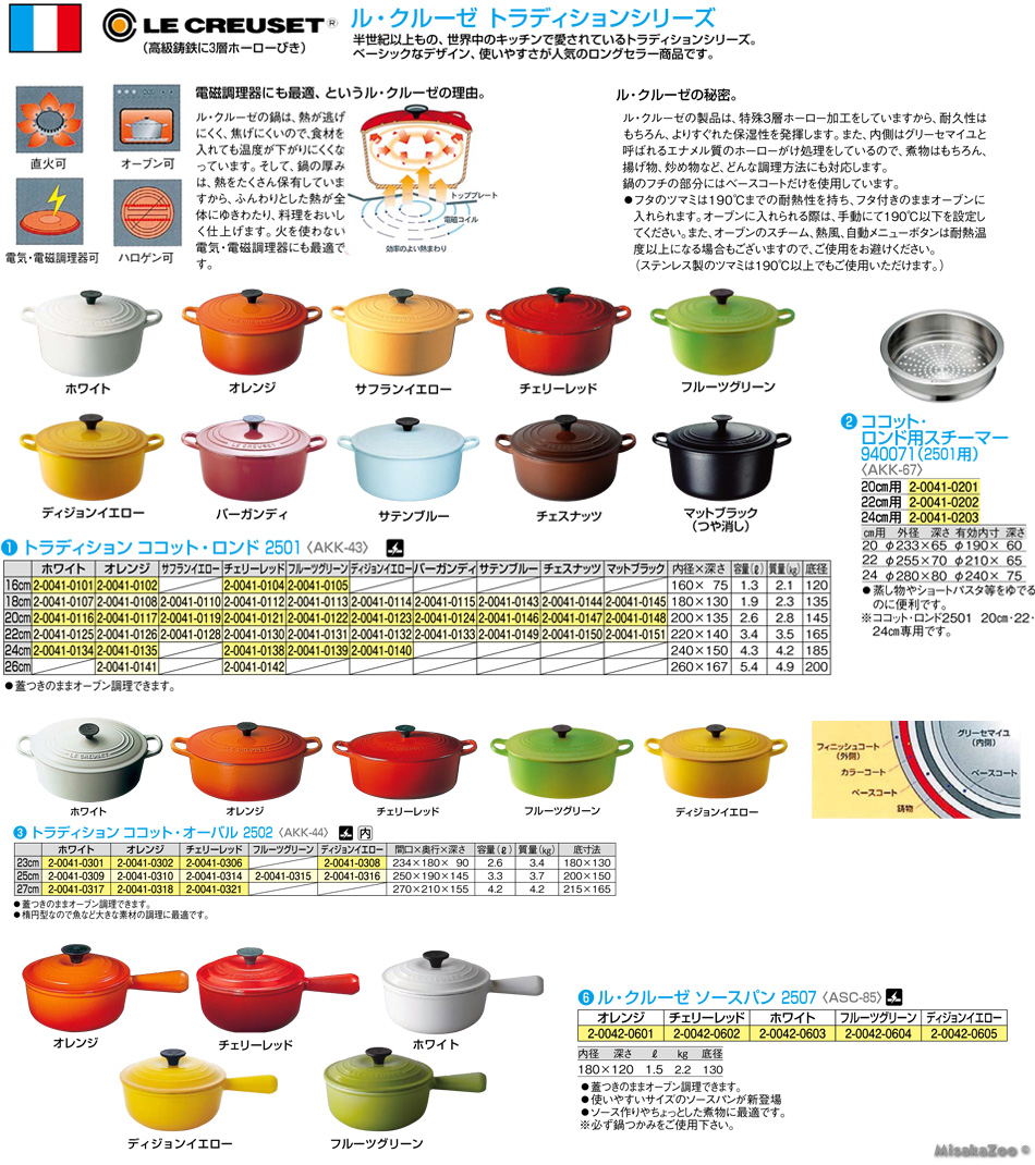 お得 生活雑貨の店マシューLe Creuset ココット ロンド 26cm マルセイユ 並行輸入品